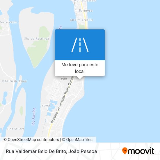 Rua Valdemar Belo De Brito mapa