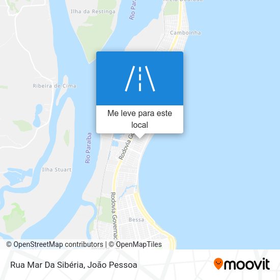Rua Mar Da Sibéria mapa