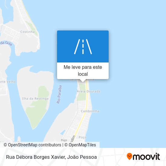 Rua Débora Borges Xavier mapa