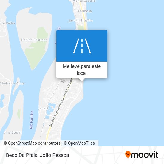 Beco Da Praia mapa
