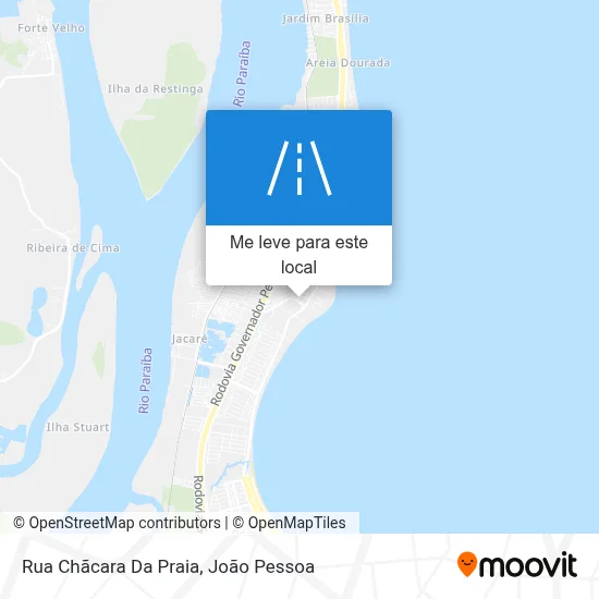 Rua Chãcara Da Praia mapa