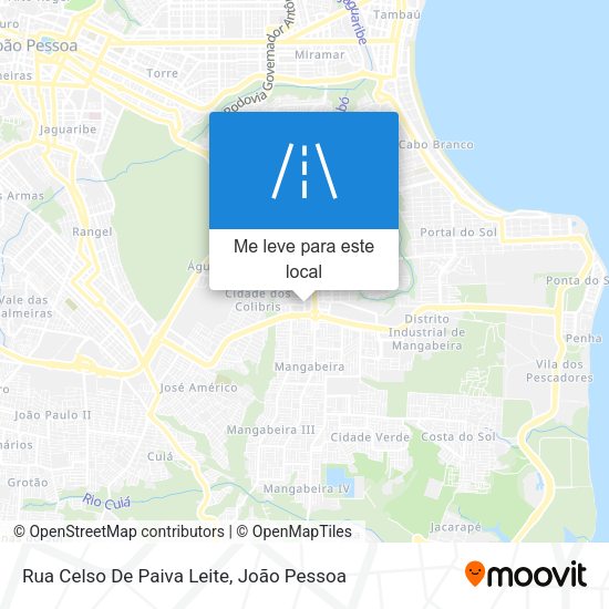 Rua Celso De Paiva Leite mapa