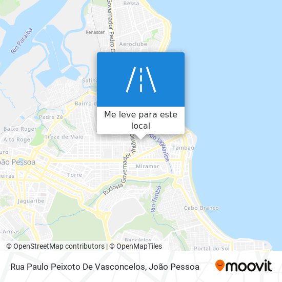 Rua Paulo Peixoto De Vasconcelos mapa