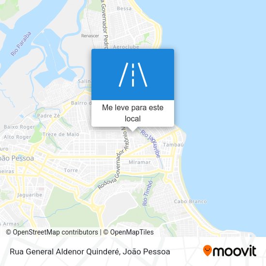 Rua General Aldenor Quinderé mapa