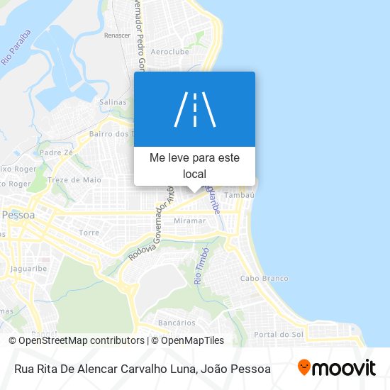 Rua Rita De Alencar Carvalho Luna mapa