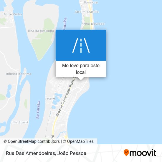 Rua Das Amendoeiras mapa