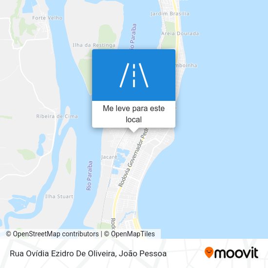 Rua Ovídia Ezidro De Oliveira mapa