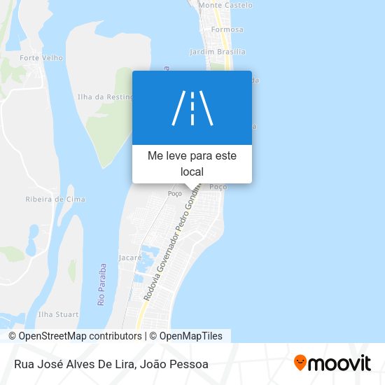 Rua José Alves De Lira mapa
