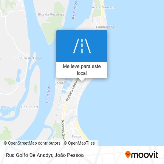 Rua Golfo De Anadyr mapa