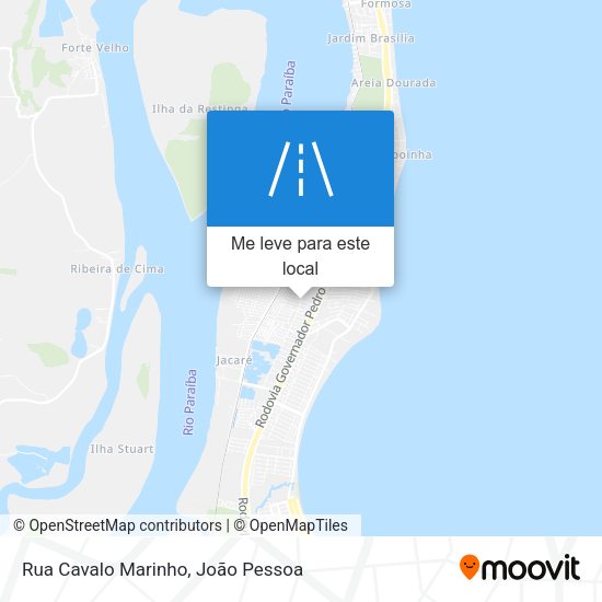 Rua Cavalo Marinho mapa