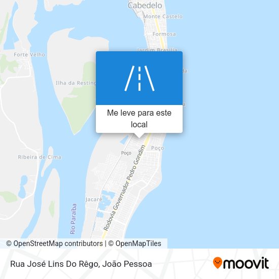 Rua José Lins Do Rêgo mapa