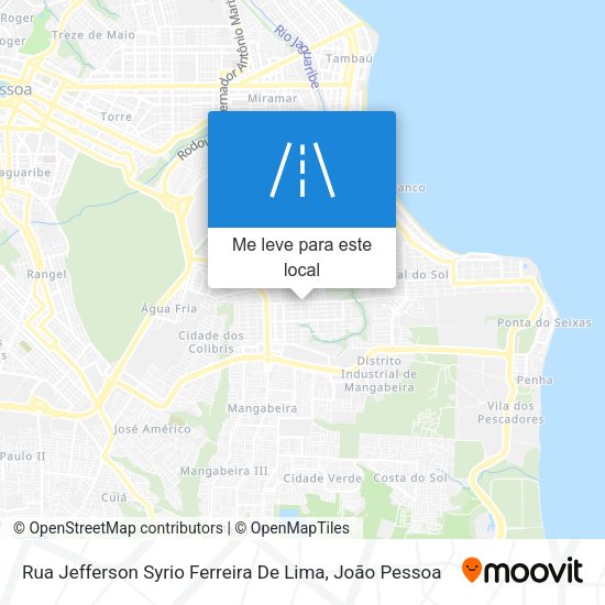 Rua Jefferson Syrio Ferreira De Lima mapa