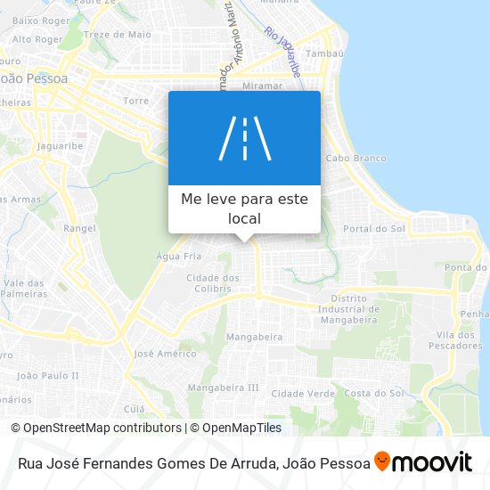 Rua José Fernandes Gomes De Arruda mapa