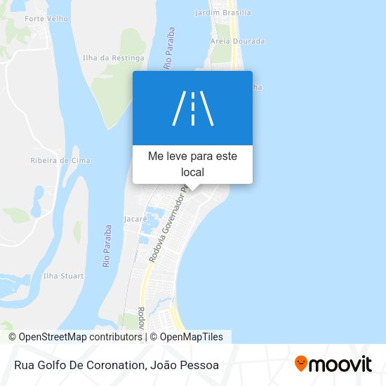 Rua Golfo De Coronation mapa
