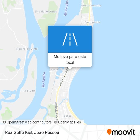 Rua Golfo Kiel mapa
