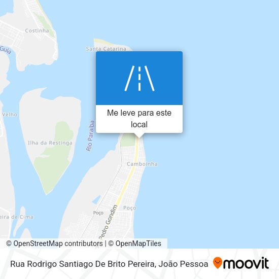 Rua Rodrigo Santiago De Brito Pereira mapa