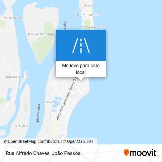 Rua Alfredo Chaves mapa