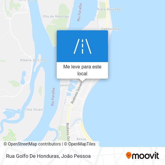 Rua Golfo De Honduras mapa