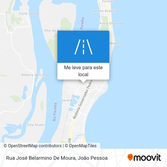 Rua José Belarmino De Moura mapa