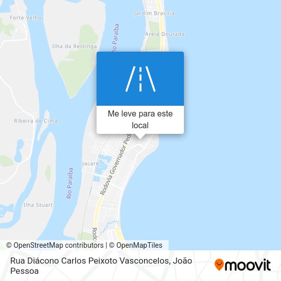 Rua Diácono Carlos Peixoto Vasconcelos mapa