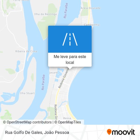 Rua Golfo De Gales mapa