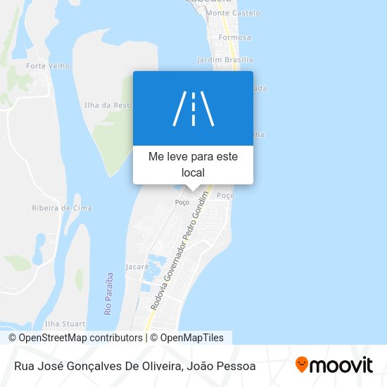 Rua José Gonçalves De Oliveira mapa