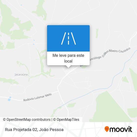 Rua Projetada 02 mapa