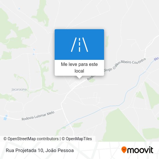 Rua Projetada 10 mapa
