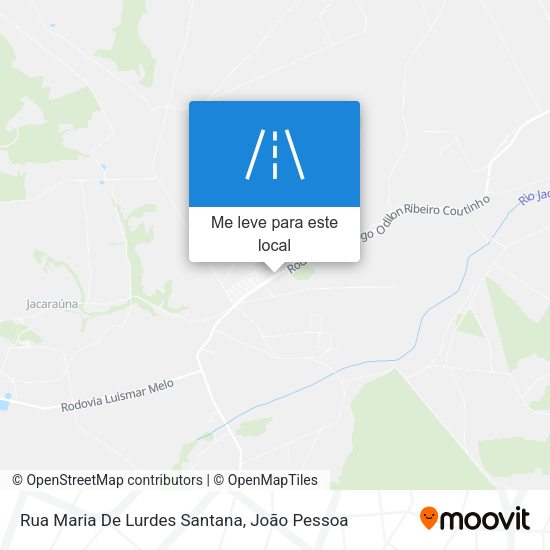 Rua Maria De Lurdes Santana mapa