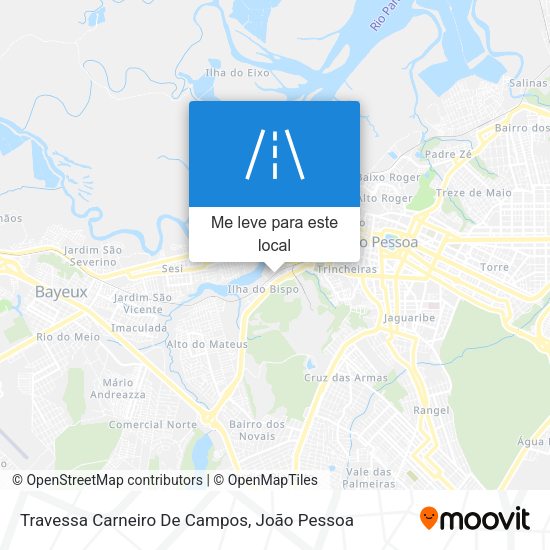 Travessa Carneiro De Campos mapa