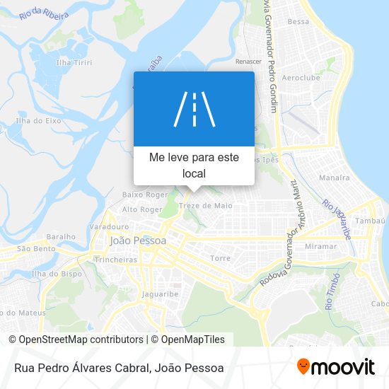Rua Pedro Álvares Cabral mapa