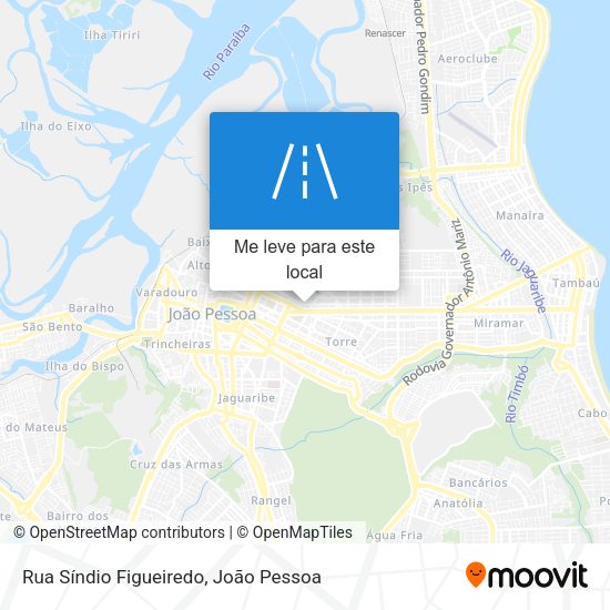 Rua Síndio Figueiredo mapa