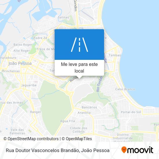 Rua Doutor Vasconcelos Brandão mapa