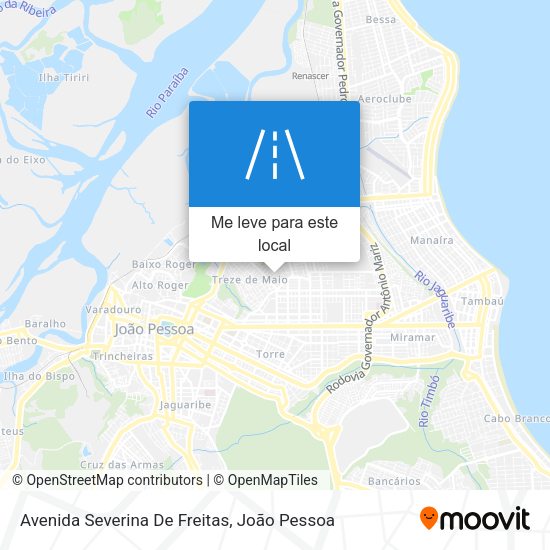 Avenida Severina De Freitas mapa
