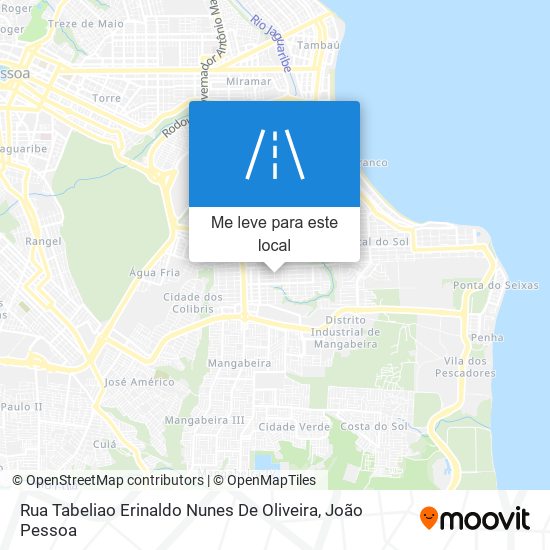 Rua Tabeliao Erinaldo Nunes De Oliveira mapa