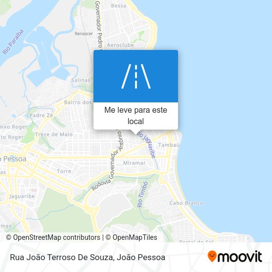 Rua João Terroso De Souza mapa
