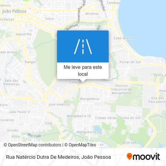 Rua Natércio Dutra De Medeiros mapa