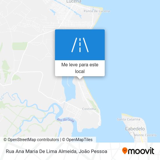 Rua Ana Maria De Lima Almeida mapa