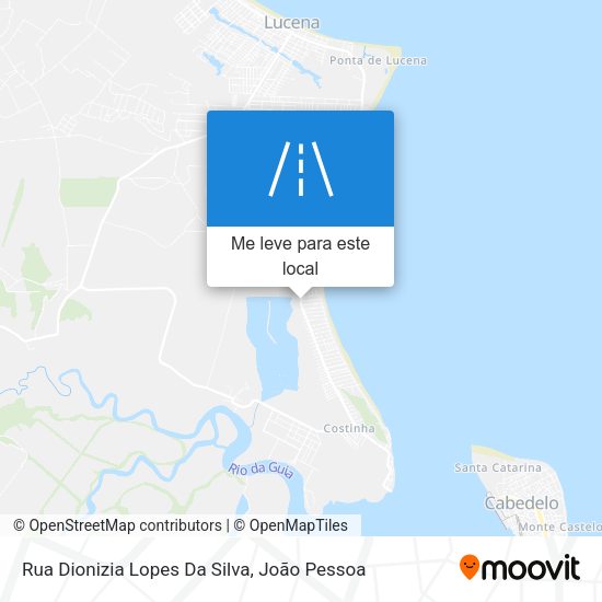 Rua Dionizia Lopes Da Silva mapa