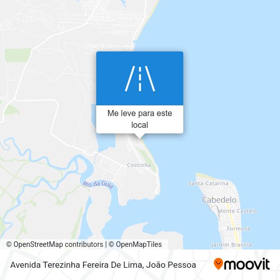 Avenida Terezinha Fereira De Lima mapa