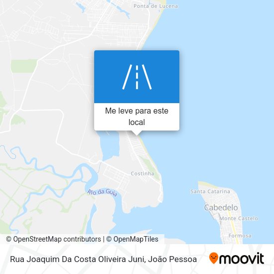 Rua Joaquim Da Costa Oliveira Juni mapa