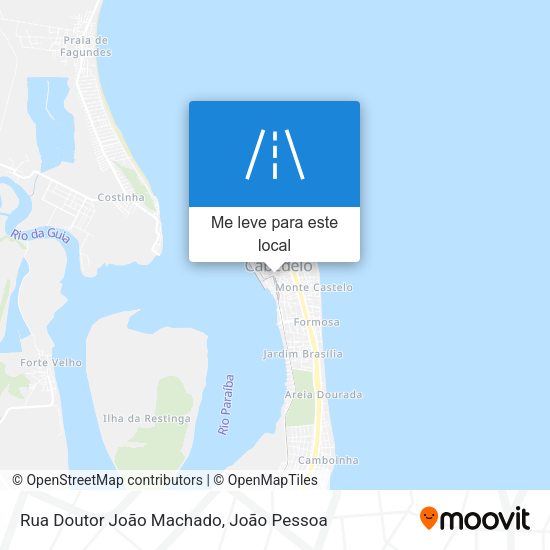 Rua Doutor João Machado mapa