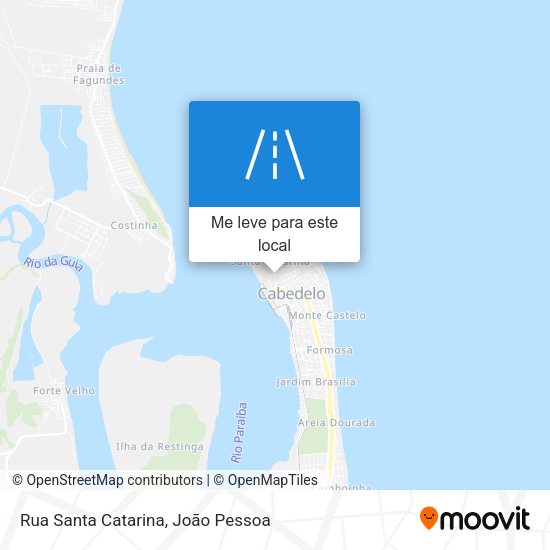 Rua Santa Catarina mapa