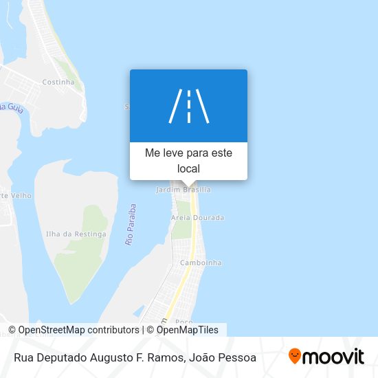 Rua Deputado Augusto F. Ramos mapa