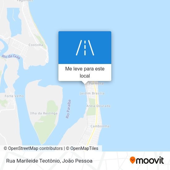 Rua Marileide Teotônio mapa