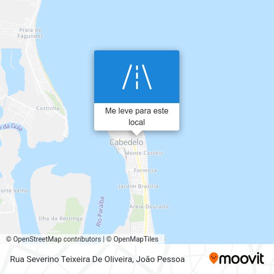Rua Severino Teixeira De Oliveira mapa