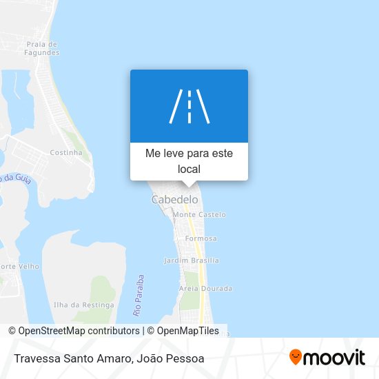 Travessa Santo Amaro mapa