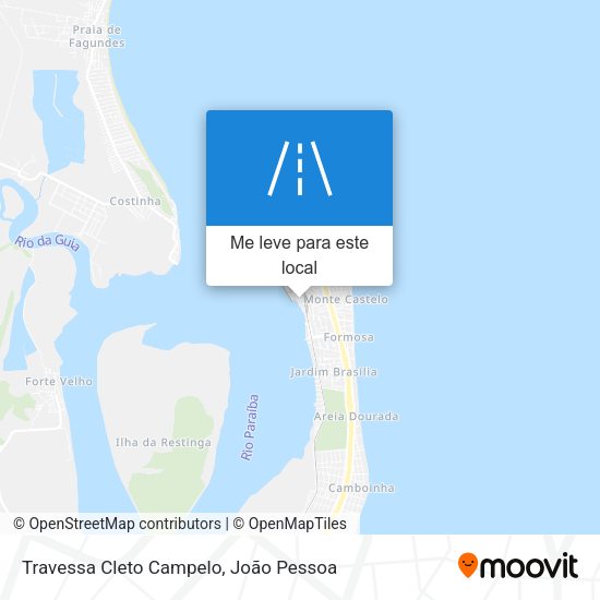 Travessa Cleto Campelo mapa