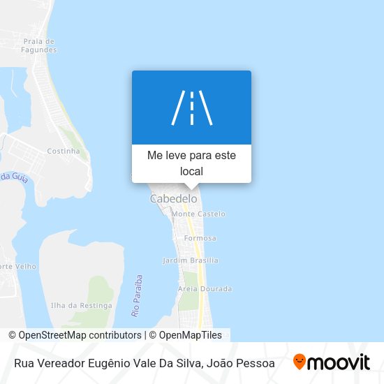 Rua Vereador Eugênio Vale Da Silva mapa