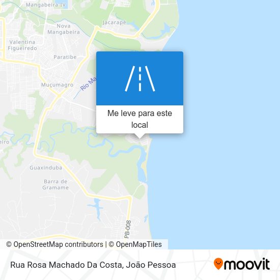 Rua Rosa Machado Da Costa mapa